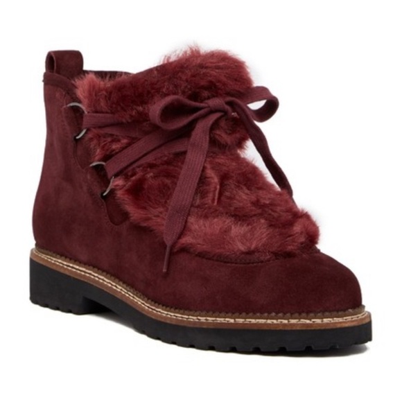 Franco Sarto Boot Highland Merlot Boot 8 M NWOB - Picture 1 of 8